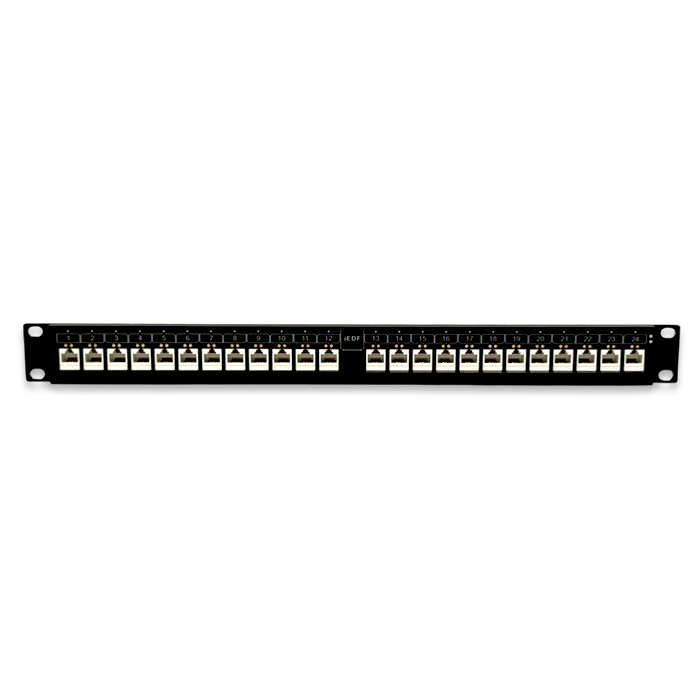 24 port Category 6 intelligent network patch panel